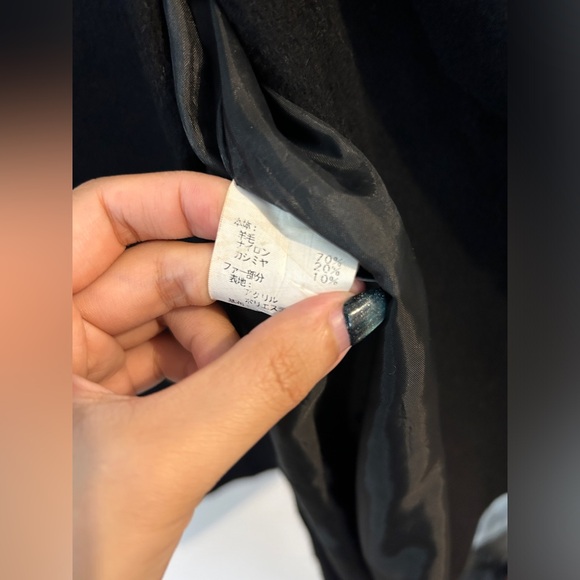 Wool cashmere blended vintage coat - Picture 5 of 5